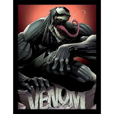 Marvel - Venom - Rock - Official 30 X 40cm Framed Print Wall Art • £18.99