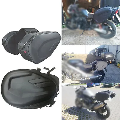 36-58L Motorcycle Racing Suitcases Travel Bags Side SaddleBag Helmet Storage Box • $59.99