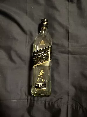 Johnnie Walker Black Label Scotch Whiskey Empty Bottle Collectable • $11.55