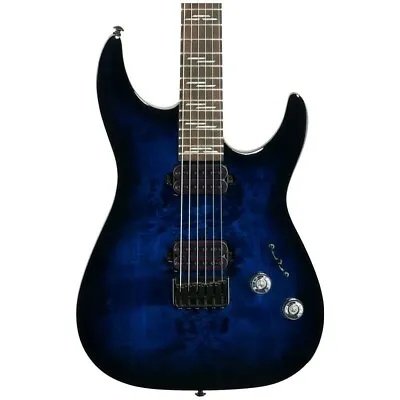 $499 • Buy Schecter Omen Elite-6 Electric Guitar - See Thru Blue Burst