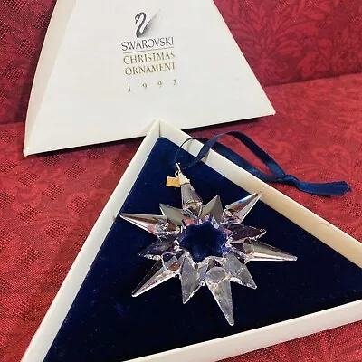 £139.33 • Buy Swarovski Annual Edition 1997 Christmas Star Snowflake Ornament USED