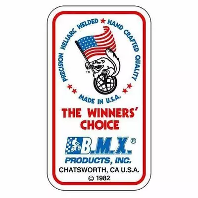 1982 Mongoose Maurice Flag Waving Seat Tube Decal • $6