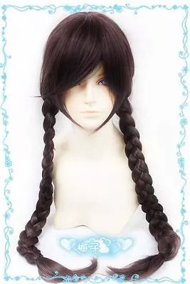 Hot Sell!!! Fukawa Touko 100cm Long Cosplay Wig Chestnut Brown Wigs + Hairnet • $18