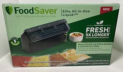 FoodSaver VS5910 Elite All-in-One Liquid+ Vacuum Sealing System *FREE SHIPPING* • $164.95
