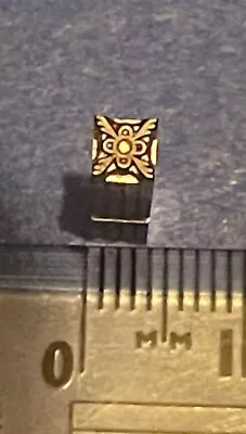 £3.25 • Buy Metal FLOWER Printers Block Print Type Letterpress  Very Small Flourish