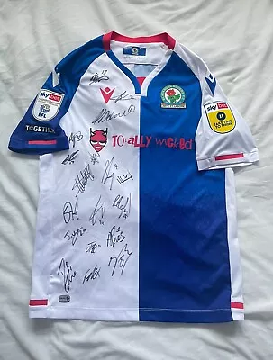 Blackburn Rovers Match Worn Unwashed Hirst Shirt 2022/23 Fully Signed!! • £100