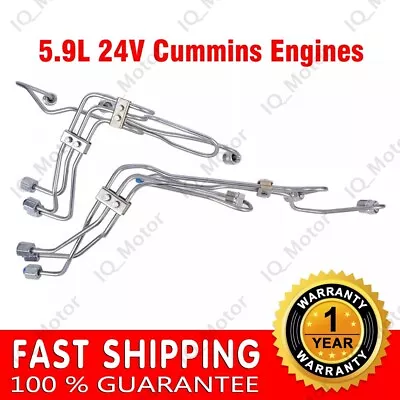 Fuel Injector Lines For 1998.5‐2002 2001 24V 5.9L Cummins W/ VP44 Pump Engines • $62.89