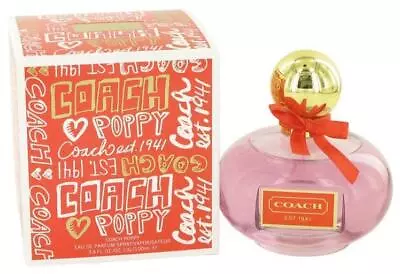 Coach Poppy Perfume For Women 3.4 Oz Eau De Parfum Spray - New In Box • $42.33
