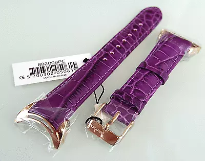 Pandora Imagine Watch Purple Leather Band + IPG (Gold) Stainless Steel Buckle • $94.50