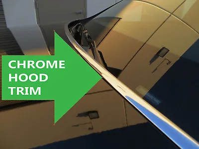 Chrome Hood Trim Molding Accent Kit For Mitsubishi Models 2002-2023 • $14.63