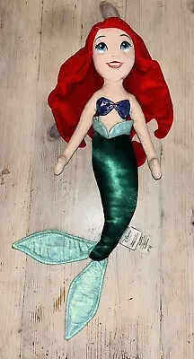 Disney Store Ariel The Little Mermaid Plush Doll Toy Soft Princess Stuffed 22” • $9.99