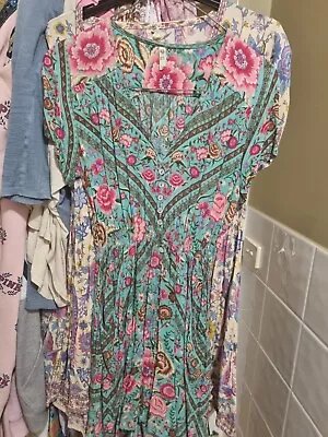 $150 • Buy Spell Babushka Mini Dress Xs Converted To Mini