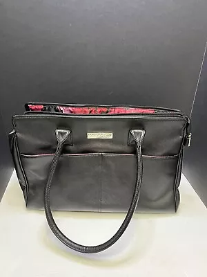 New MARY KAY TRAVEL TOTE LARGE BLACK PURSE STARTER KIT CONSULTANT BAG/CASE • $25.99