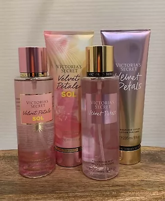 Victoria's Secret VELVET PETALS SOL  + VELVET PETALS Fragrance Mist And Lotion • $69.99