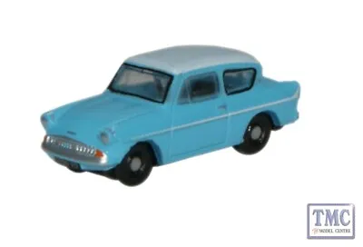 £4.95 • Buy N105007 Oxford Diecast 1:148 Scale Caribbean Turquoise/White Ford Anglia