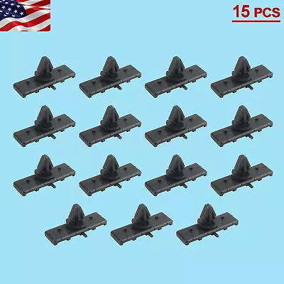 15pcs For Ford Mustang Rocker Panel Ground Effects Moulding Clips Rivets Black • $8.93