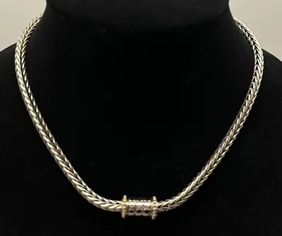 Womens Silver Gold Toned Choker Necklace Magnetic Clasp • $9.99