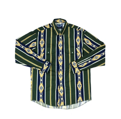 £30 • Buy Vintage Wrangler Aztec Shirt