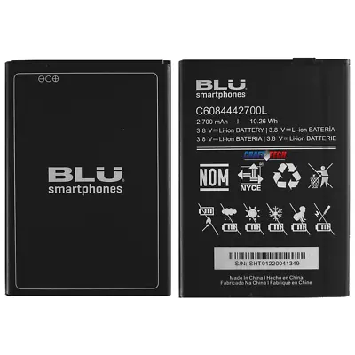 BLU C5 Max C270EQ  (2022) Original OEM BLU Battery C6084442700L 2700mAh 10.26Wh • $16.99