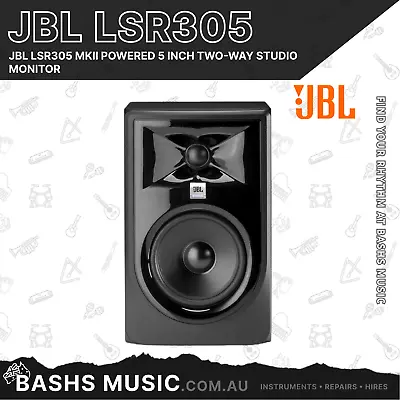 JBL LSR305 MKII Powered 5 Inch Two-Way Studio Monitor • $299