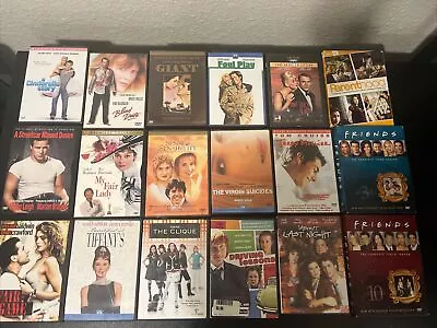 LOT OF 18 VARIOUS DVD Shows/Movies Romance Comedy Action • $2.99