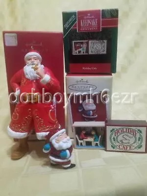 Hallmark 1991 2005 2021 Santa Claus Shake It Matchbox Memories Ornament LOT • $13.19