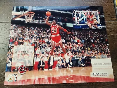 Michael Jordan 1988 Slam Dunk Champion 8x10 Photo LE Chicago Bulls • $7