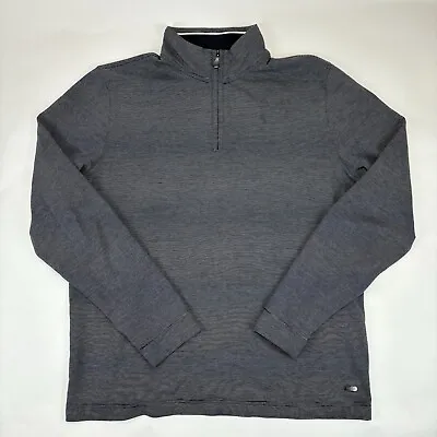 Hugo Boss Mens Size XL Golf Sweater Gray 1/4 Zip Long Sleeve Pullover • $29.88
