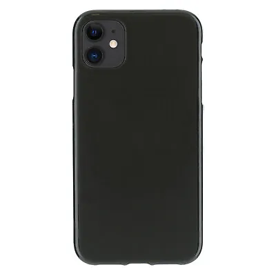 Black Phone Case For Apple IPhone 14/13/12/Samsung S22/Xperia 10 TPU Soft Cover • £4.49
