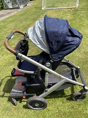 Uppababy Vista 2 Pram - Double Seater  Buggy Board With All The Extras • £259
