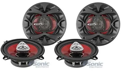 4) BOSS CH5530 5.25  3-Way 450W RMS Car Audio Stereo Coaxial Speaker Package • $55.98