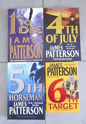 4 WOMEN'S MURDER CLUB THRILLERS James Patterson PB Multi Listing - YOU CHOOSE • $6.50