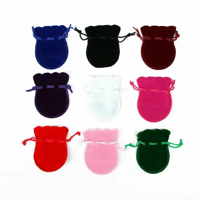 Luxury Velvet Drawstrig Wedding Gift Pouches Jewellery Bags 💛💙💜💚❤️ • £1.99