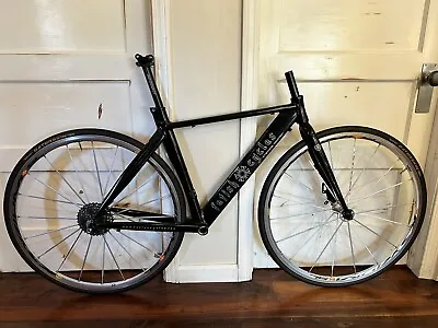 Fetish Cycles Irrational Devotion 49cm Road Bike Frame Ksyrium Wheels & Seatpost • $249.95