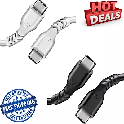 $9.95 • Buy Fasgear USB C To USB C Short Cable 60W 1 Pack 1ft-3ft-6ft Fast Charging