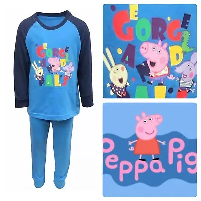£8.99 • Buy Peppa Pig George Pig & Pals Boys  Pyjamas Pjs Sleepwear 9 Months - 6 Years New