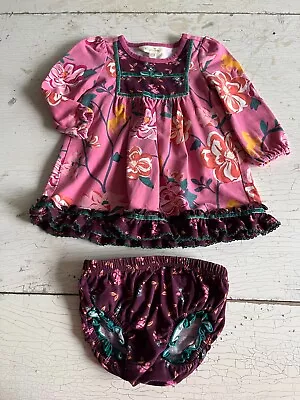 Baby Girl's MATILDA JANE Size 6-12 Months Multi-Color Floral Dress • $15.99