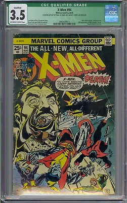 $379.99 • Buy X-men #94 Cgc 3.5 2nd New X-men