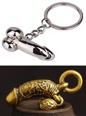 £4.20 • Buy Penis Keyring NEW UK Seller Key Ring Chain Lovers Sexy Dick Sex Testicles Balls