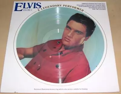 ELVIS PRESLEY - A Legendary Performer Volume 3 Picture Disc (LP 1978) VG+ • $14