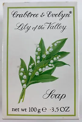 Vintage Crabtree Evelyn Bar Soap 3.5 Oz Lily Of The Valley W/Box • £26.05