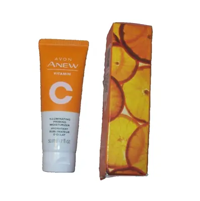 Avon Anew Vitamin C Illuminating Priming Moisturizer 1.7 Fl. Oz New In Box (B20) • $11.99