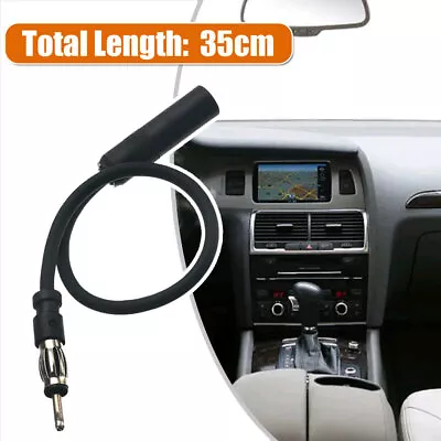 35cm Car Antenna Adapter Vehicle AM / FM Radio Aerial Extension Cord Cable Kit • $9.74