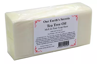 - 2 Lbs Melt And Pour Soap Base - Tea Tree Oil • $45.99