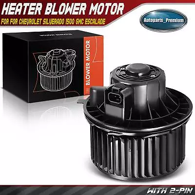 Heater Blower Motor With Fan For Chevy Silverado 1500 1999-2002 GMC Sierra 1500 • $31.99