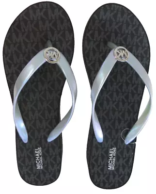 MICHAEL Michael Kors New Bedford Glam Women's Black Flip Flops • $45
