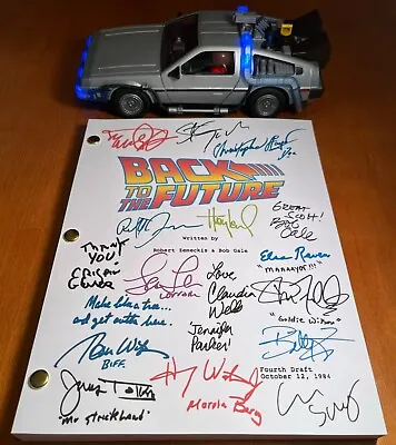 Back To The Future Script Cast-Signed - Autograph Reprints - 142 Pages • $24.99