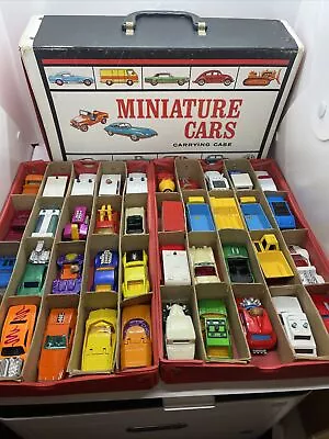 Matchbox Lot Of 40 Plus Case Mattel Superfast Linsey Random Years • $37