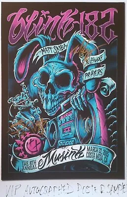 BLINK-182 Poster 11x17inch Reproduction REPRINT CONCERT POSTER • $17