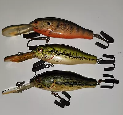 3 Old Rebel Bait Fish Lures • $10.38